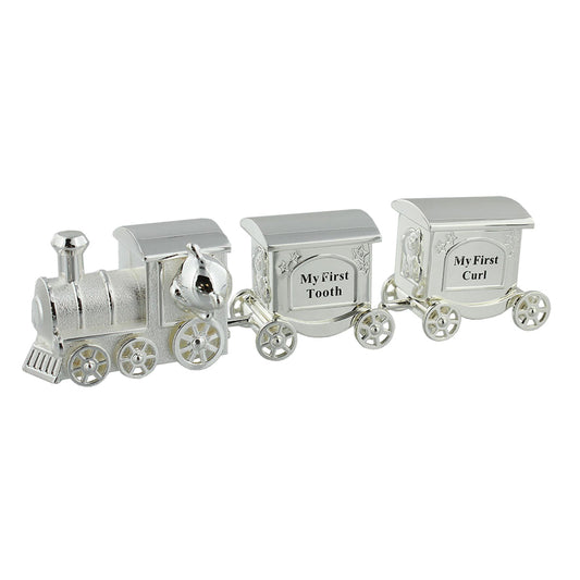 Silver Plated Train Carriage Tooth & Curl Set