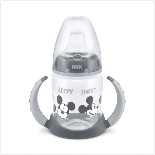 NUK First Choice Disney Mickey Learner Temperature Control Bottle Grey