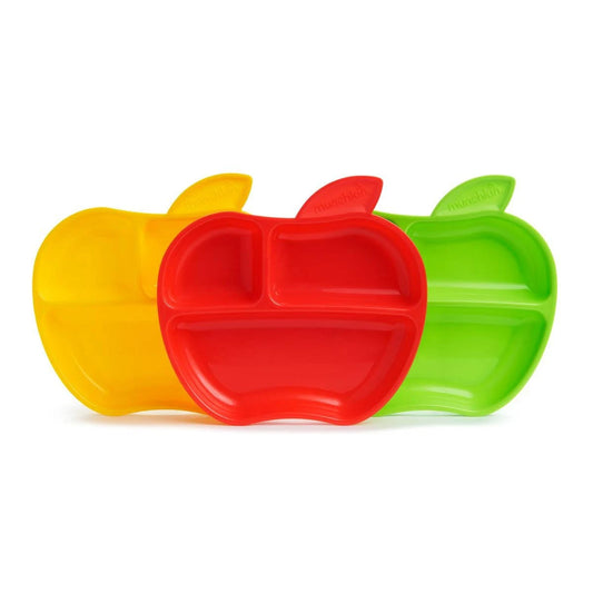 Munchkin Lil Apple Plates 3Pk