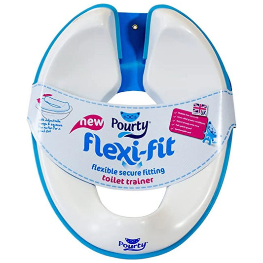 Pourty Flexi-Fit Toilet Trainer Blue