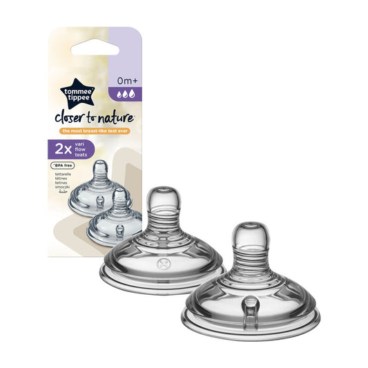 Tommee Tippee Closer to Nature Variflow Teat 2Pk