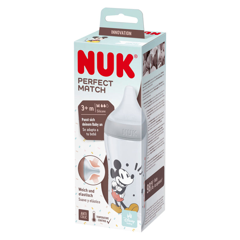 NUK Perfect Match Temperature Control 260ml Mickey Mouse