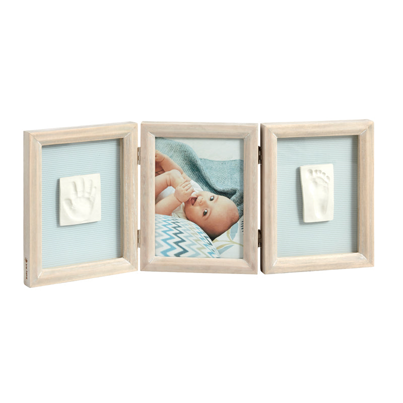 Baby Art My Baby Touch Double Print Frame Stormy