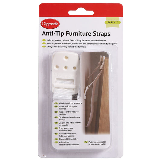 Clippasafe Anti-Tip Furniture Straps
