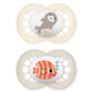 MAM Original Soother Unisex Cute 16m+ 2Pk