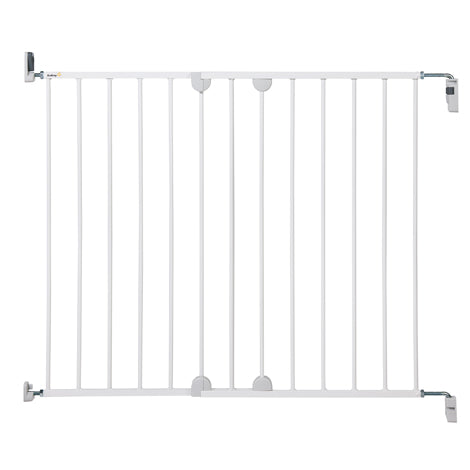 3x Safety 1st Wall Fixing Extending Metal White Gate