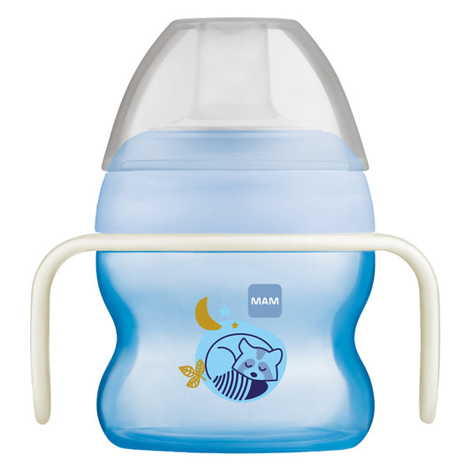 MAM Starter Cup & Glow with Handles Blue 150ml