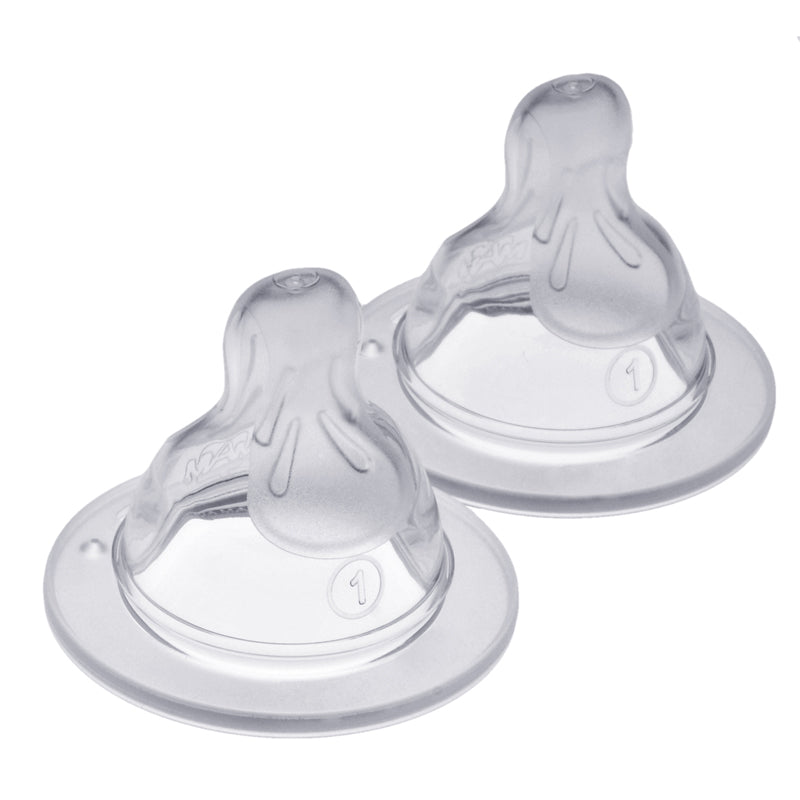 MAM SkinSoft Silicone Teat Slow Flow 2Pk