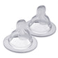 MAM SkinSoft Silicone Teat Fast Flow 2Pk