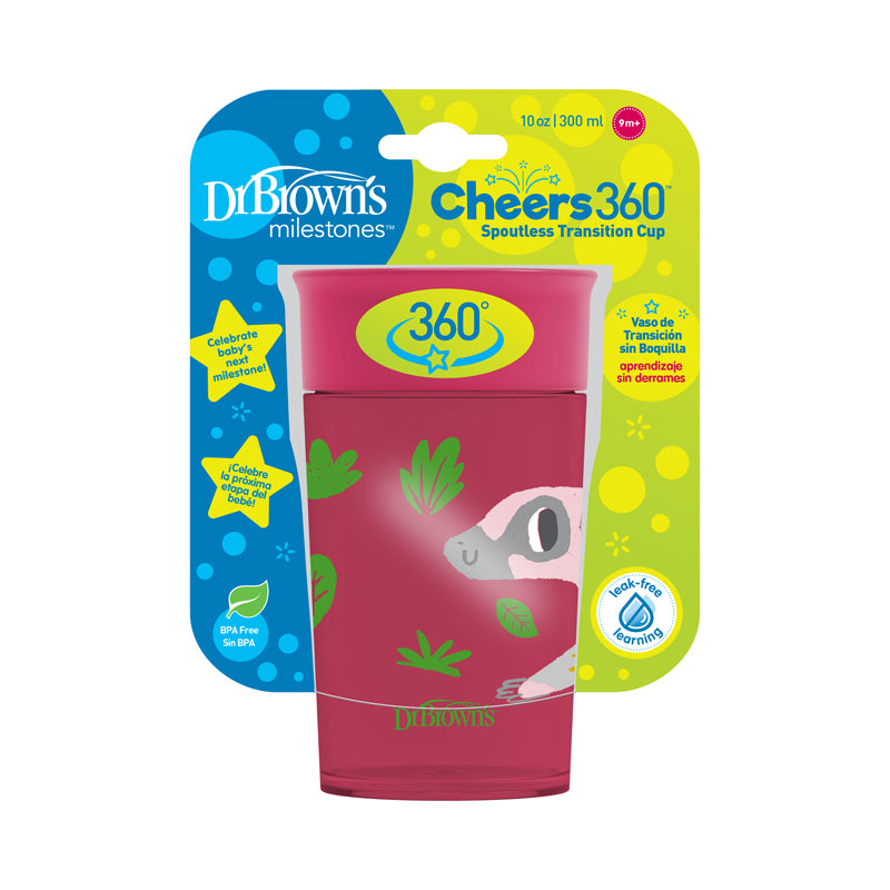 Dr Brown's Smooth Wall Cheers 360 Cup Red Deco 300ml