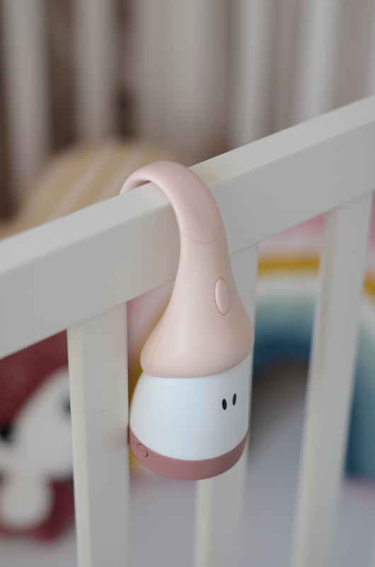 Beaba Pixie Torch 2-in-1 Portable Night Light Chalk Pink