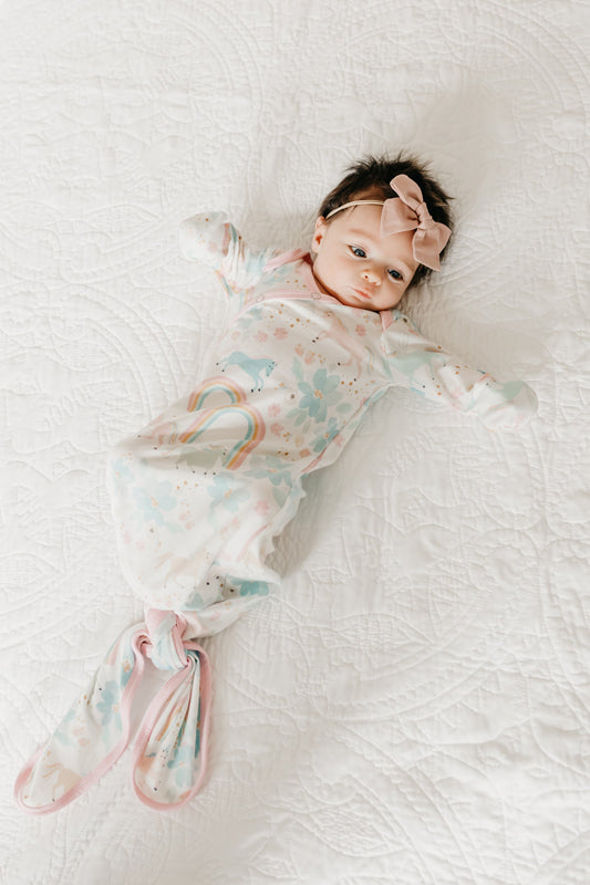 Copper Pearl Newborn Gown Whimsy