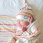 Copper Pearl Knitted Swaddle Blanket Enchanted