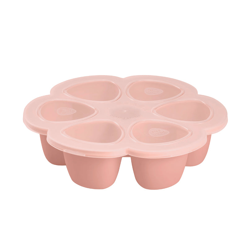 Beaba Silicone 6 Weaning Portions Storage Tray 90ml Pink