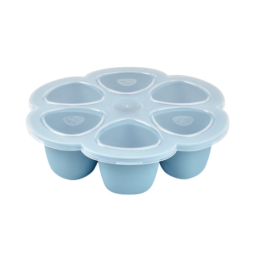 Beaba Silicone 6 Weaning Portions Storage Tray 90ml Blue
