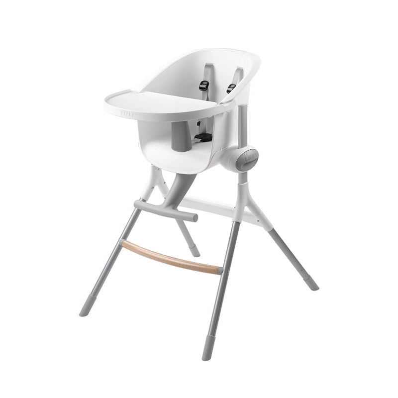 Béaba Up & Down Evolutive Highchair White Grey