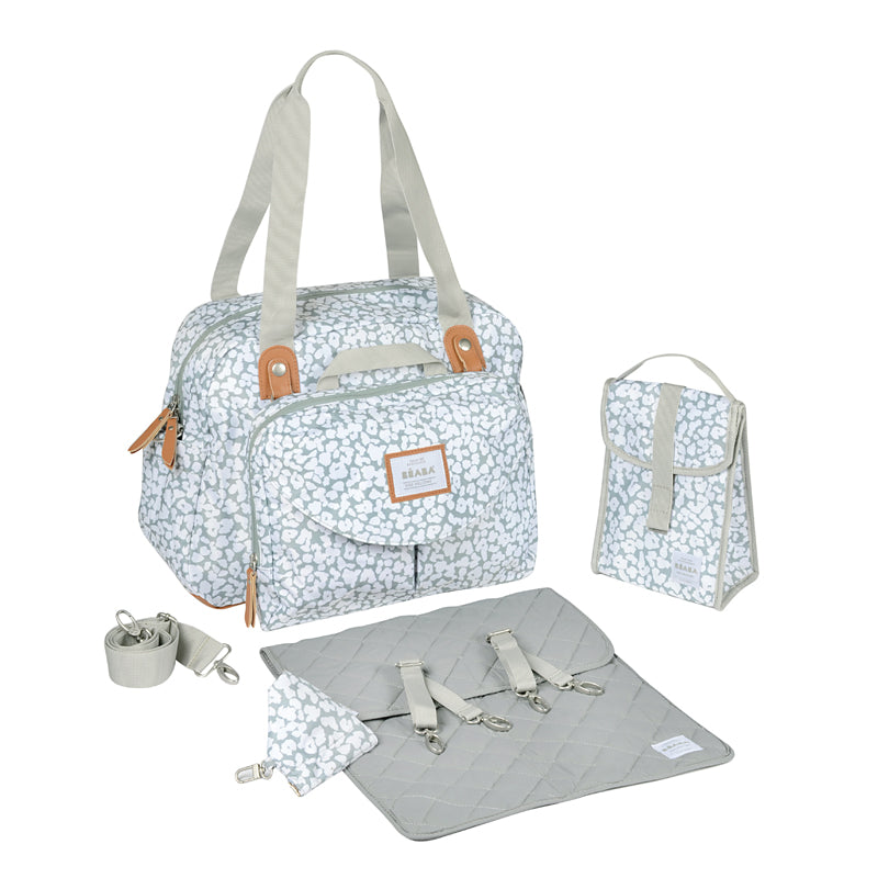 Beaba Geneva II Changing Bag Grey Blossom