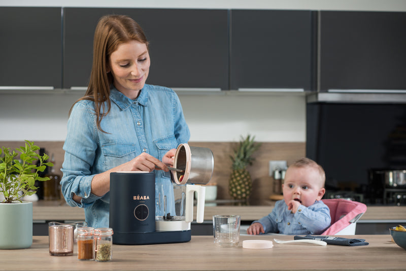 Béaba Babycook Neo Baby Food Steamer Blender Night Blue