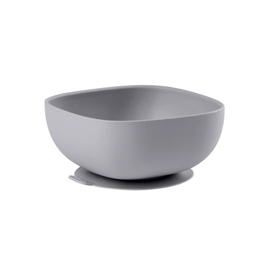 Beaba Silicone Suction Bowl Mineral Grey
