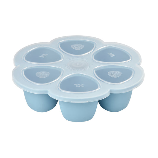 Beaba Silicone 6 Weaning Portions Storage Tray 150ml Blue