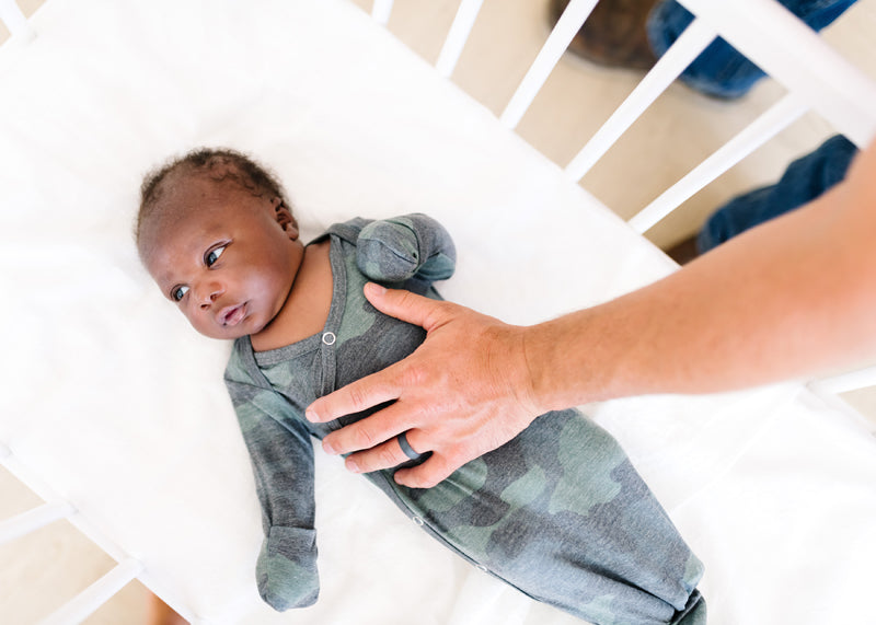 Copper Pearl Newborn Gown Hunter