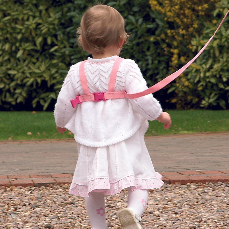 Clippasafe Harness & Reins Easy Wash Pink