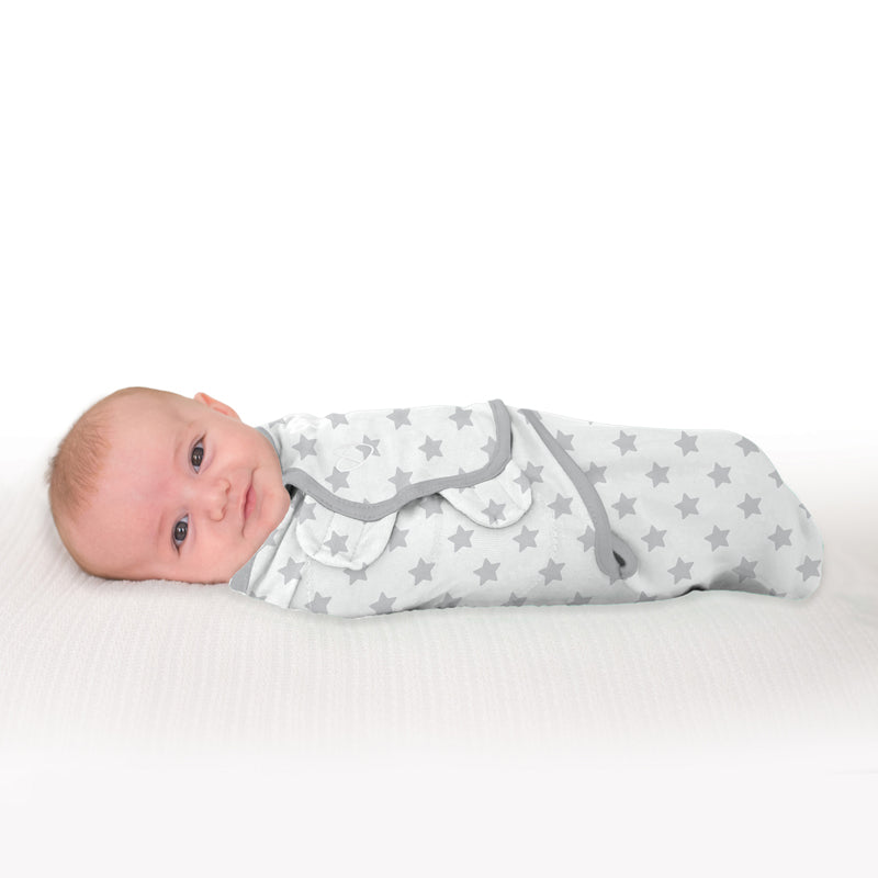 SwaddleMe Original Swaddle Grey Star Large