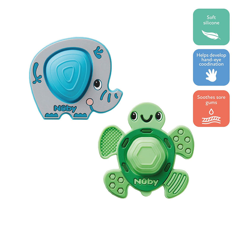 Nuby Sensory Pop It Teethers 2Pk