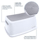 Dreambaby Step Stool White Grey