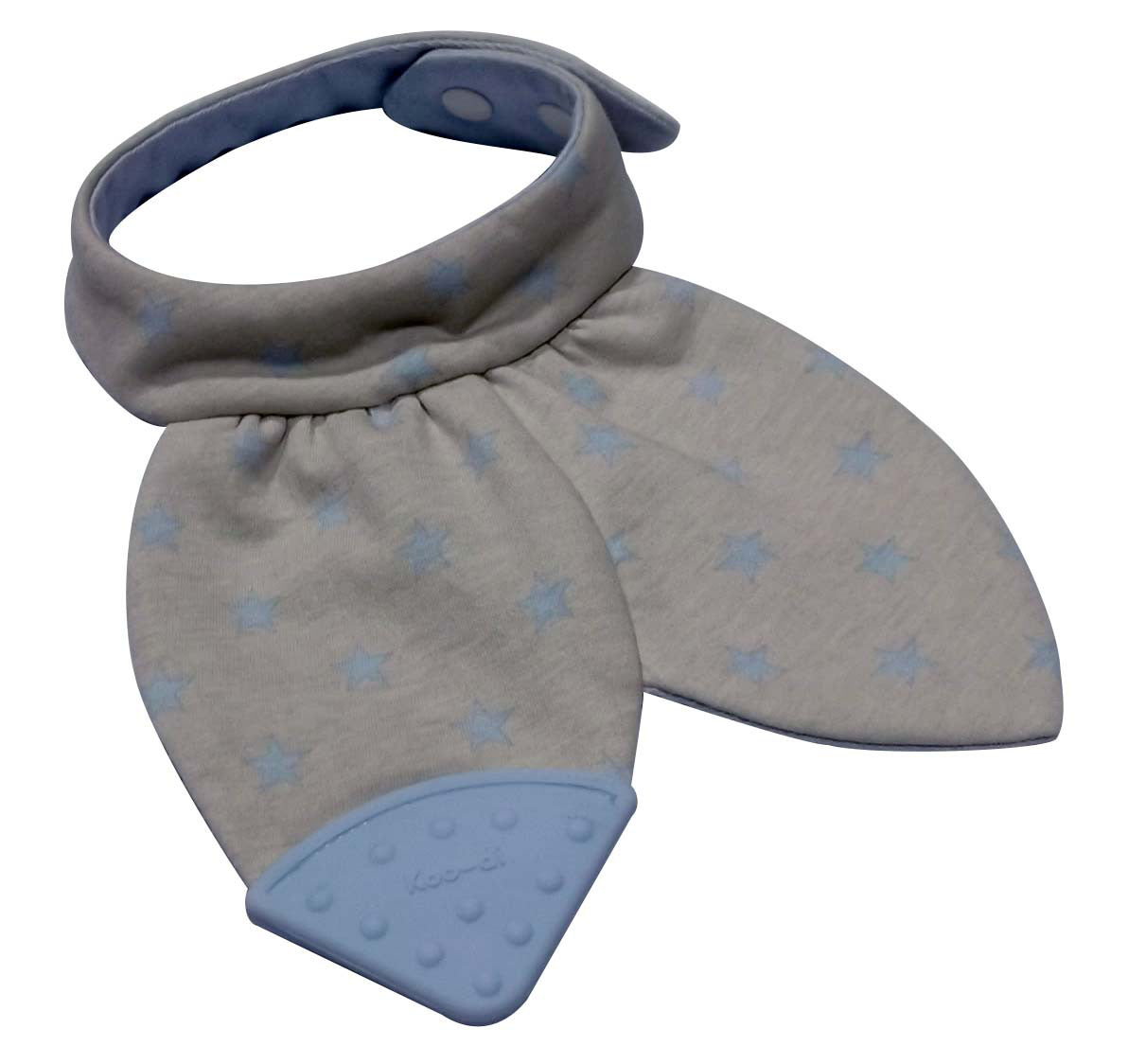 Koo-Di Choos Teether & Dribble Bib Blue