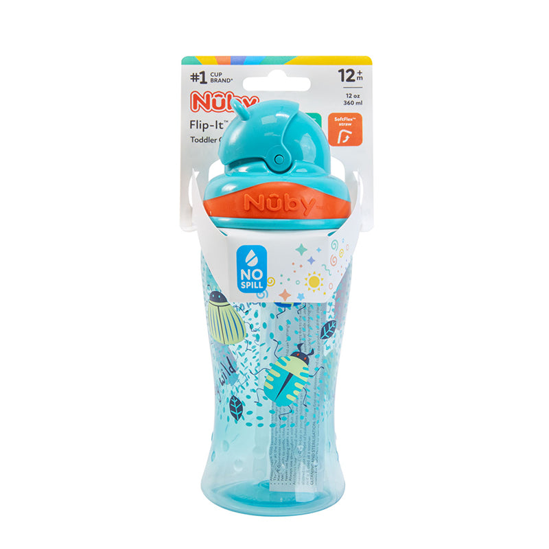 Nuby Super Slurp Popup Water Bottle 2 Pack