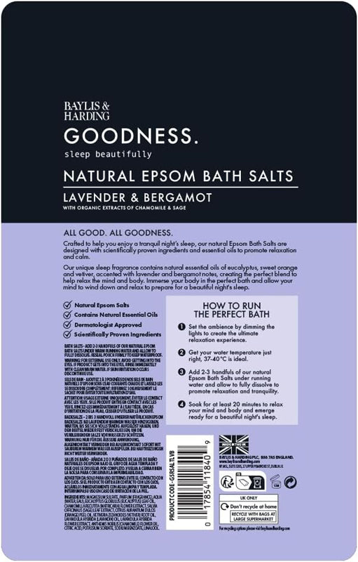 Baylis & Harding Goodness Lavender Sleep Bath Salts 1Kg