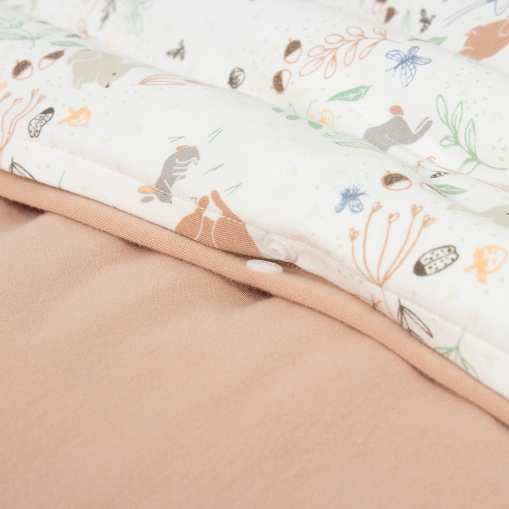 Purflo Toddler Duvet Cover & Pillowcase Storybook Nutmeg