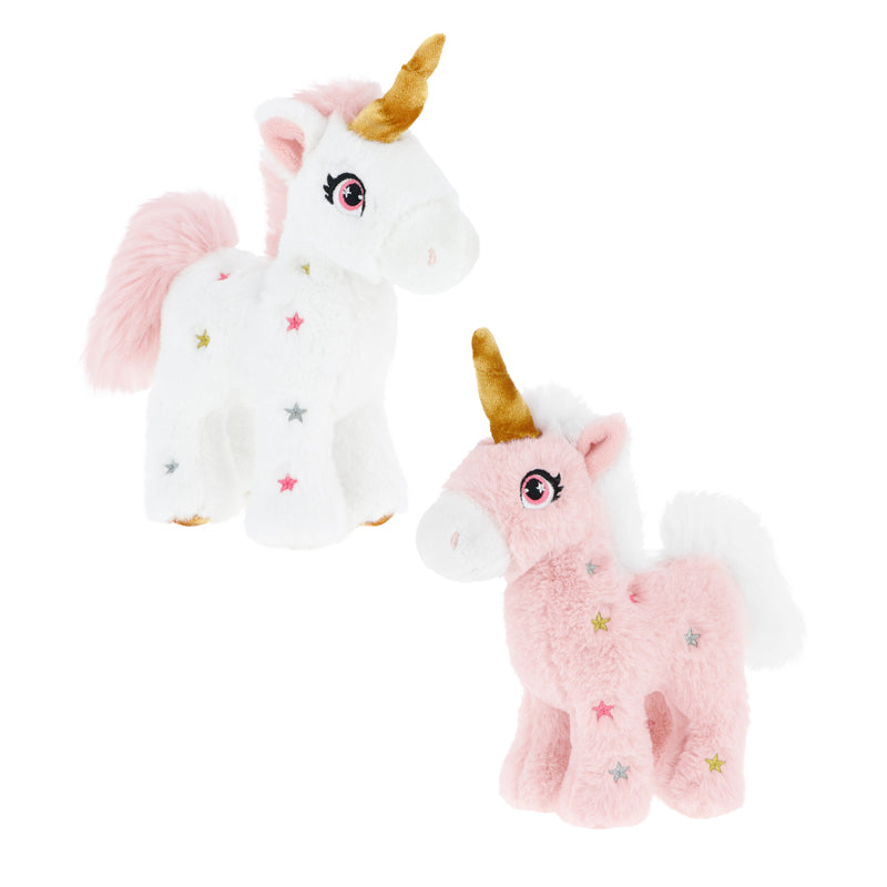 Keel Toys Keeleco Pink Standing Unicorn 16cm