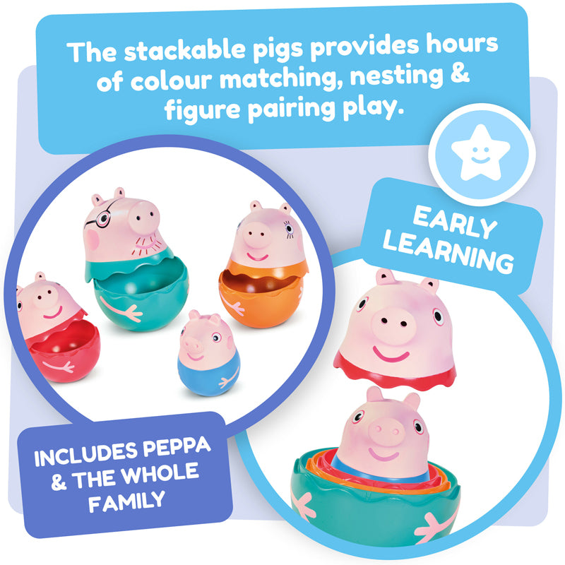 Tomy Peppa's Nesting Family