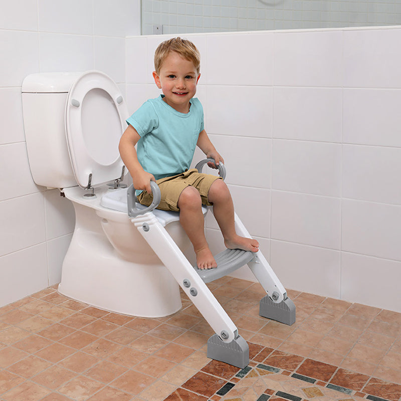 Dreambaby Ladder Step-Up Toilet Trainer White Grey