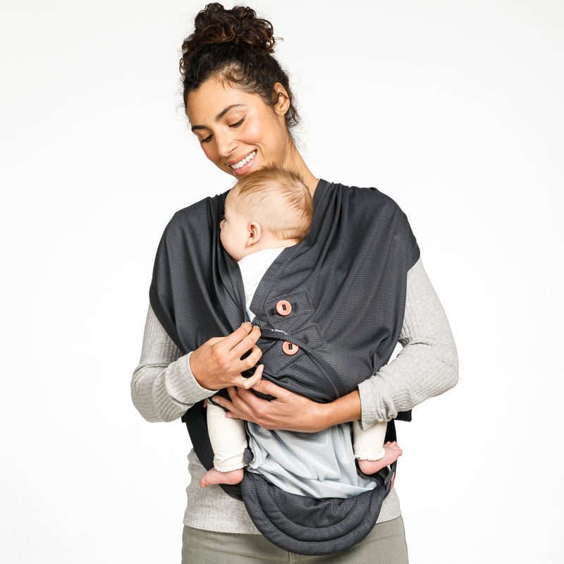 Infantino Hug & Cuddle Adjustable Hybrid Wrap Baby Carrier