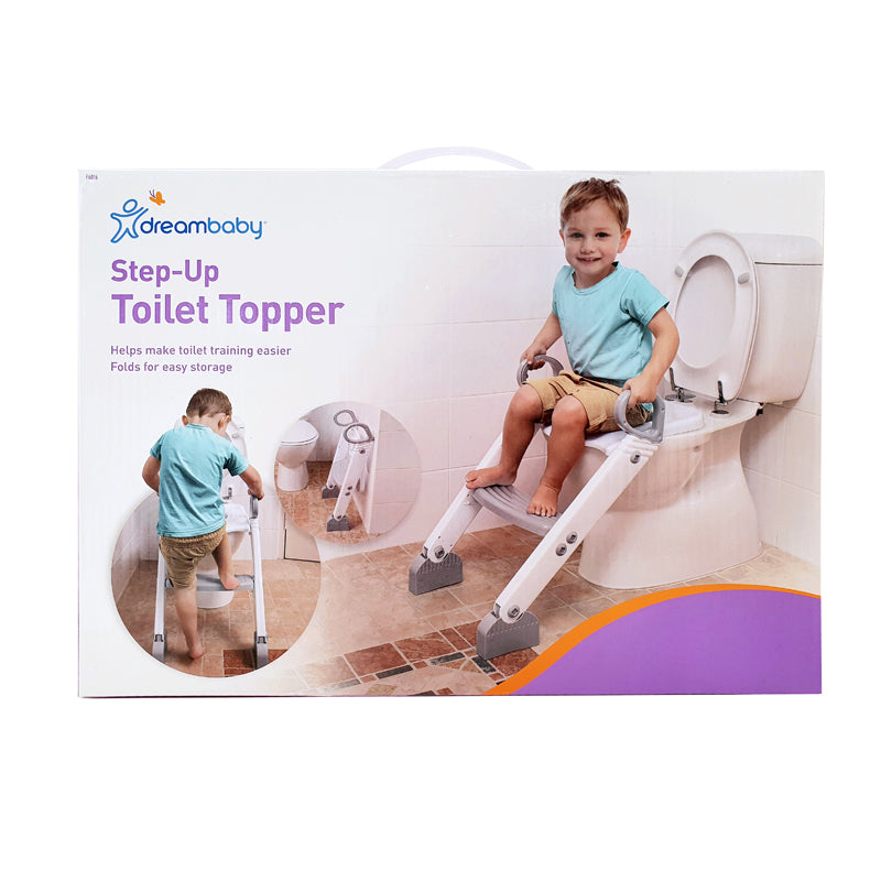 Dreambaby Ladder Step-Up Toilet Trainer White Grey