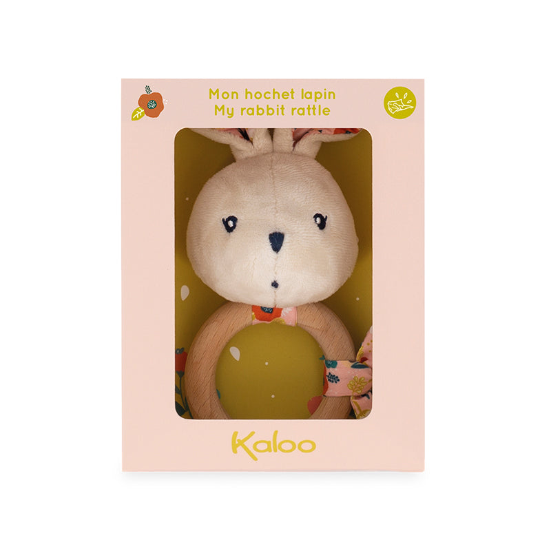 Kaloo K'Doux Rattle Rabbit Poppy