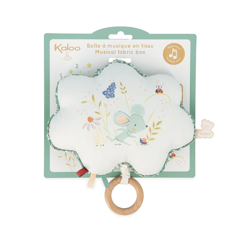 Kaloo Petites Chansons Musical Fabric Box Mouse