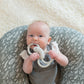 Dr. Brown's Flexees Silicone Teether Sloth Grey