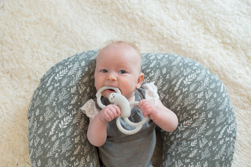 Dr. Brown's Flexees Silicone Teether Sloth Grey