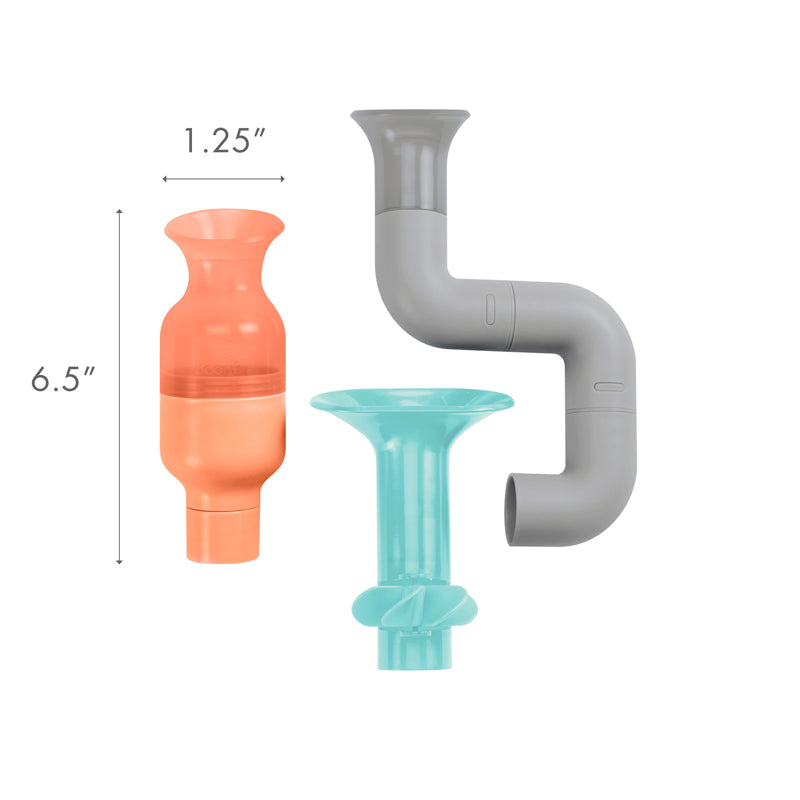 Boon TUBES Building Bath Toy Set 3Pk