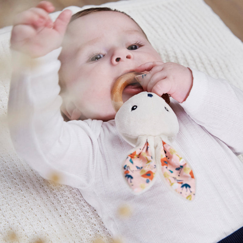 Kaloo K'Doux Rattle Rabbit Poppy