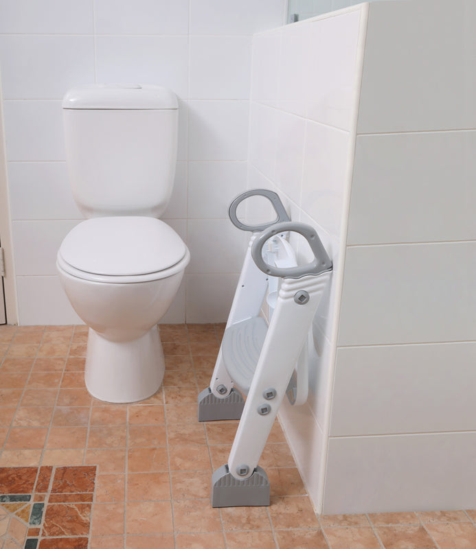 Dreambaby Ladder Step-Up Toilet Trainer White Grey