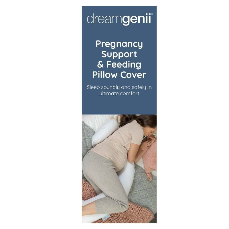 Dreamgenii Pregnancy Pillow COVER White