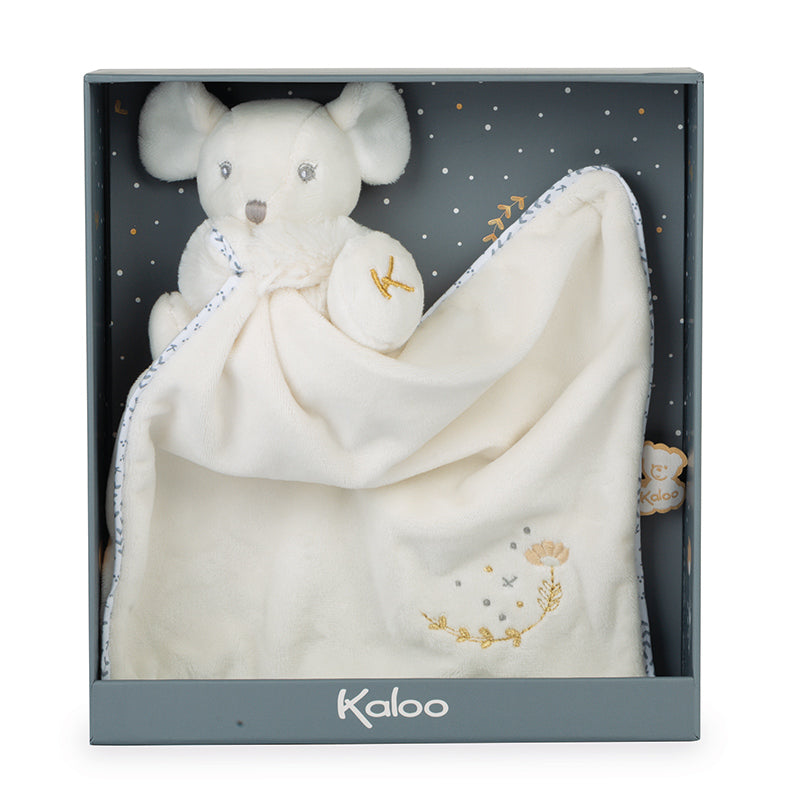 Kaloo Perle Hug Doudou Mouse Cream