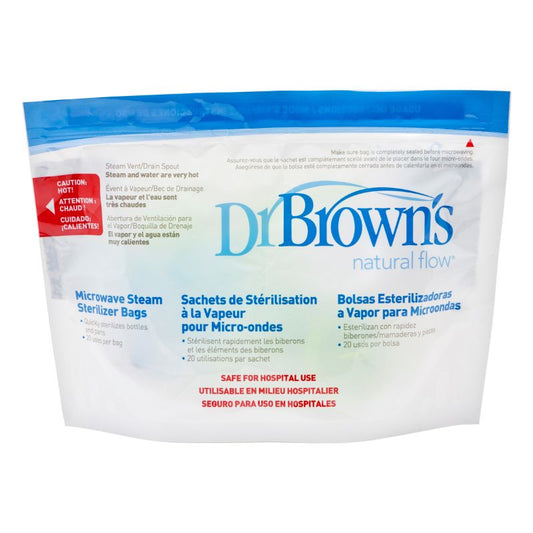Dr Brown's Options Microwave Steriliser Bags 5Pk