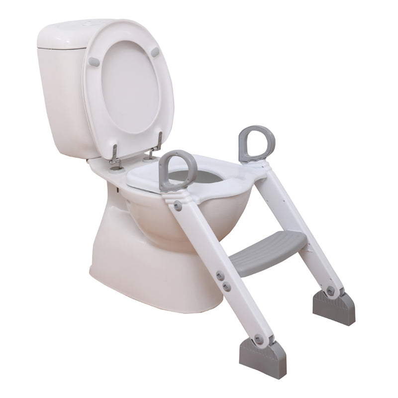 Dreambaby Ladder Step-Up Toilet Trainer White Grey