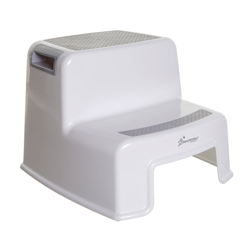 Dreambaby 2-Up Step Stool White Grey